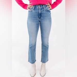 Pistola  dark wash Lennon  high rise cropped Jeans 33
